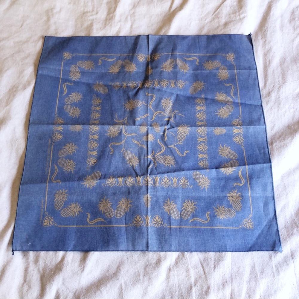 Hawaiian made pineapple bandanna